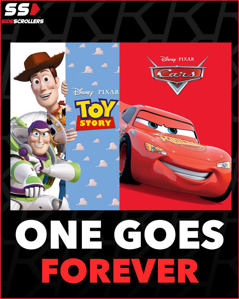 SideScrollers's tweet photo. Toy Story vs Cars | One goes FOREVER... 😳

What do you choose? https://t.co/940wzAIqyY