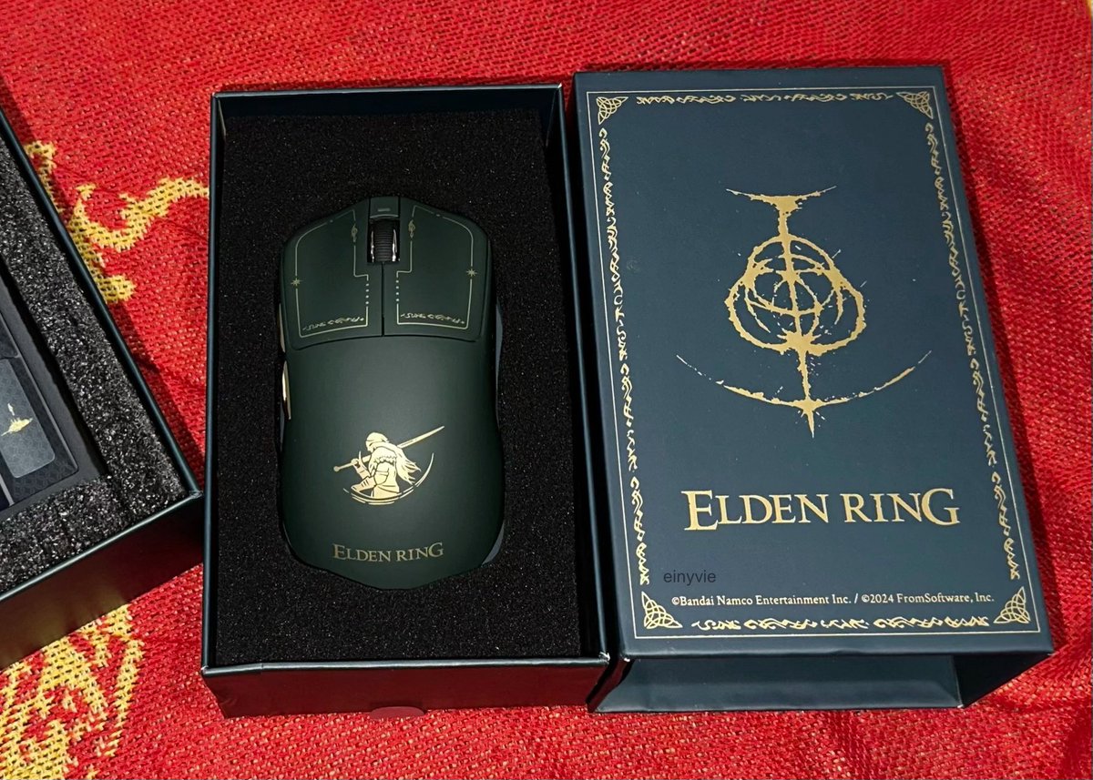 einyvie's tweet photo. my VGN x elden ring keyboard &amp; mouse https://t.co/y2N9Eebuzk