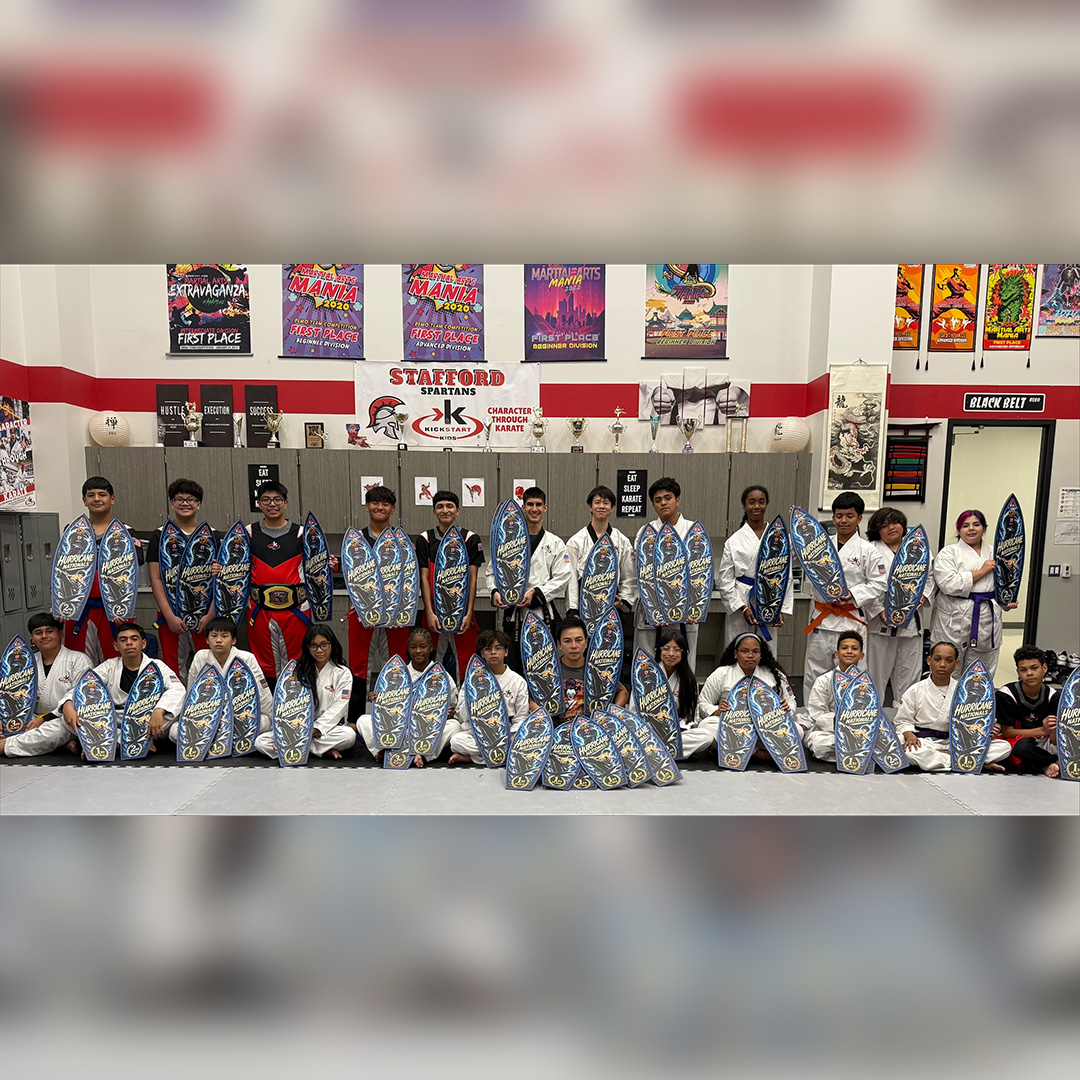 KICKSTART_KIDS's tweet photo. 🥋🏆 Congrats to Stafford on an incredible showing at the 2026 Hurricane Nationals! 38 firsts, 10 seconds &amp; 7 thirds! The legacy of Mr. Norris lives on as our students train, compete &amp; become their best. https://t.co/ejltx63yBC 
-
#KickstartKids #Nonprofit #ChuckNorris https://t.co/WHkcuQZ6rD