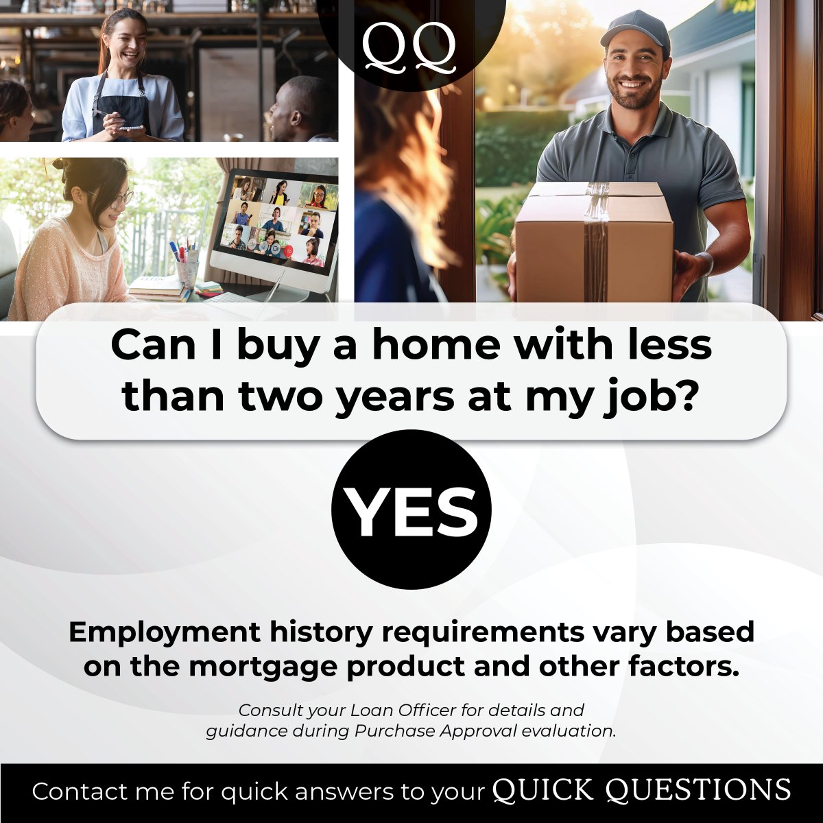 jeromewitt's tweet photo. Less than two years on the job? ⏳
You may still qualify.
👉 DM me to discuss your situation.
#Employment #MortgageAdvice #HomeBuying https://t.co/FrgfaFlVIO