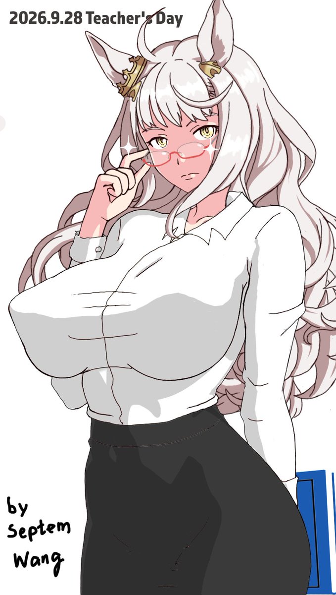 ryujiwataruse's tweet photo. ビワ先生✨
#ウマ娘 
#ビワハヤヒデ https://t.co/LiREo4GnkN