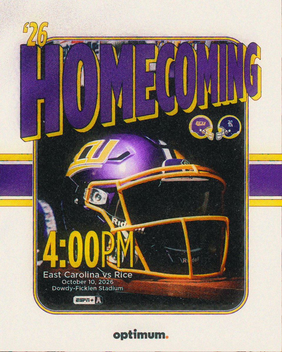 ECUPiratesFB's tweet photo. Homecoming officially set for a 4pm kickoff 🏴‍☠️ https://t.co/UZ8KO0XCpa