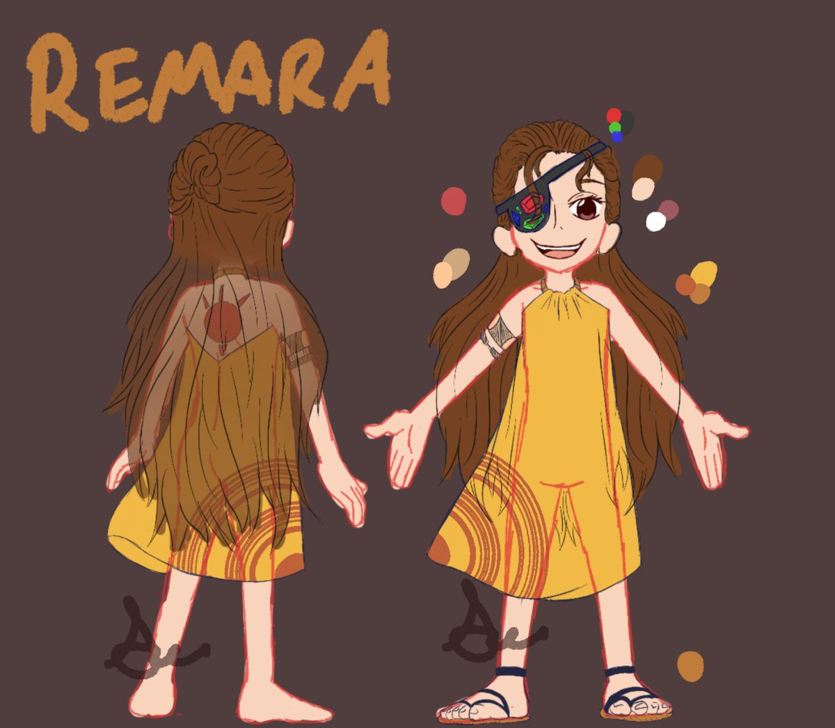 Buggs4Floof's tweet photo. @Vee_lo0 This is Remara! She's the current queen of Paradise Kingdom, which is known for their rare gems and minerals. Current user of the blood blood fruit :D https://t.co/7es4dLTCpV