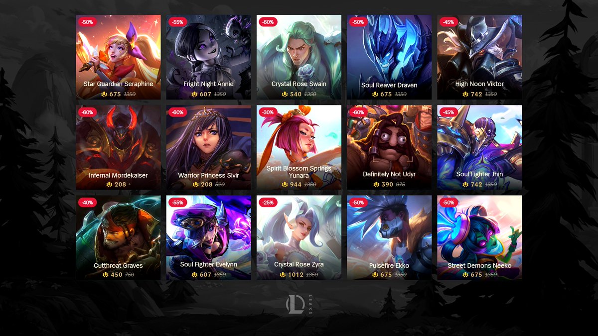 New Weekly Skin Sale 💰
