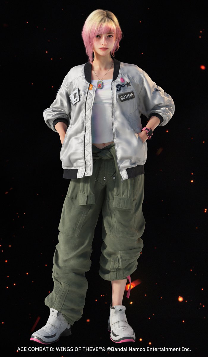 SappleMyrup's tweet photo. Really liked Tasha's fit, so I tried recreating it in Wilds 🥹🥹

Happy Ace Combat 8 (early) launch day! 🎉 https://t.co/7SPs33GNMf