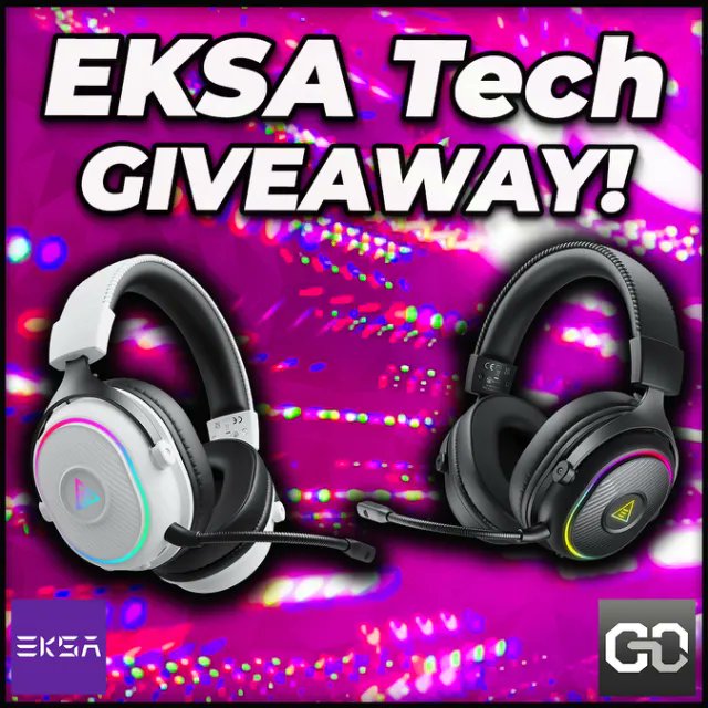 TeamGOGOeSports's tweet photo. TEAM GOGO x EKSA GIVEAWAY! 🎧🎉

We’ve teamed up with our partners at @EKSAtech to give TWO gamers a brand-new EKSA Mako BT Wireless Gaming Headset! 🔥

⚪ 1x White Mako BT ⚫ 1x Black Mako BT

HOW TO ENTER:
❤️ Like this post
🐐 Follow @TeamGOGOeSports
🎧 Follow @EKSAtech
🔁 Repost
👥 Tag 3 friends who could use a new headset
⚫⚪ Tell us which color YOU want if you win!

🌎 Open to 🇺🇸 US | 🇨🇦 Canada | 🇬🇧 UK | 🇦🇺 Australia
📅 Winners announced October 2nd!

Good luck from Team GOGO & EKSA! 🐐🎧