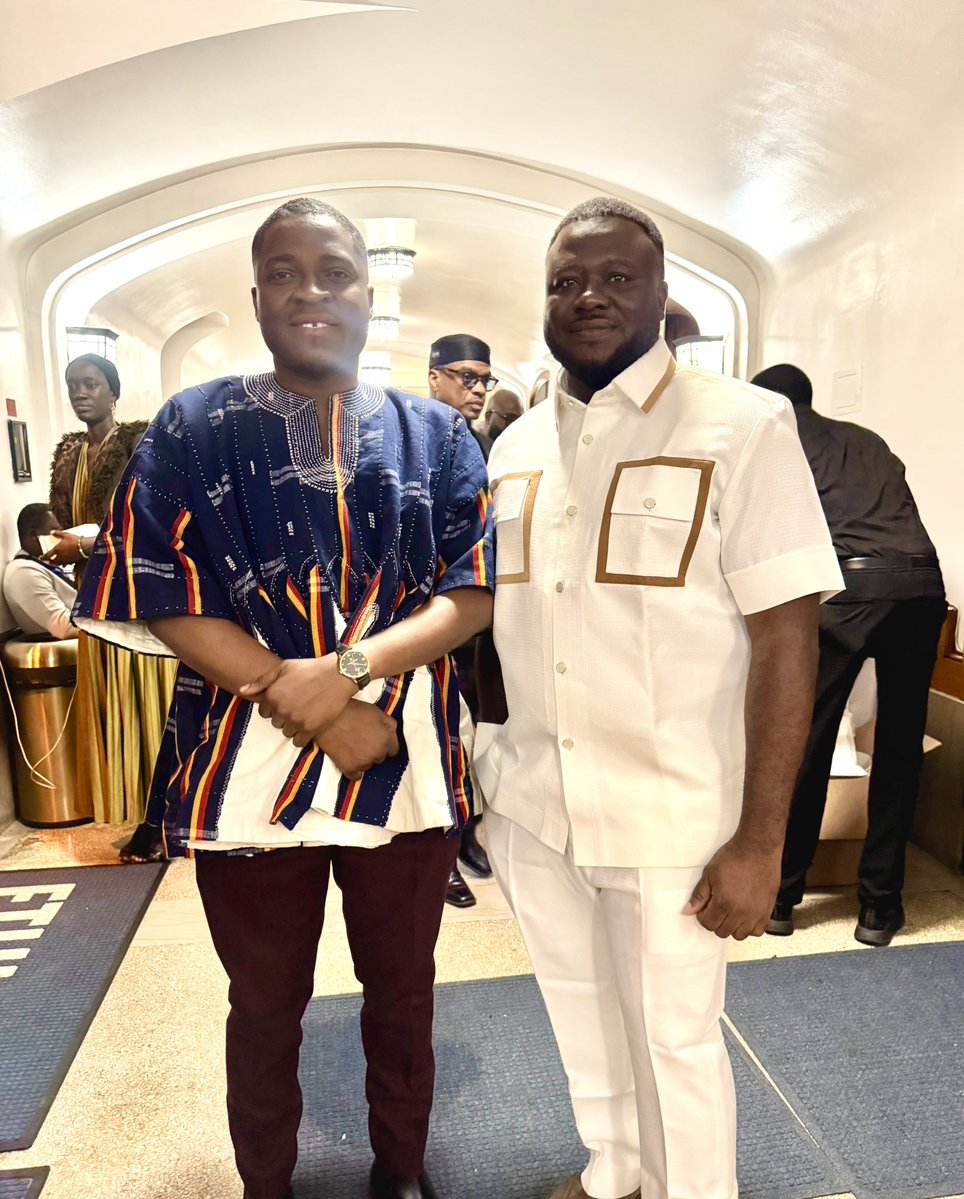 AbuduMy's tweet photo. On the sidelines of the United Nations General Assembly and President John Dramani Mahama’s Town Hall Meeting in New York, I had the opportunity to meet and have a brief but meaningful conversation with Hon. @edemagbana 

Our conversation reminded me of the journey and struggles many of us have gone through as young people in the NDC, the sacrifices, the difficult moments, and above all, the determination to keep serving. Edem was my Deputy National Youth organizer during my first term as NDC USA Chapter Youth Organizer.

What continues to bind us is our shared passion for young people and our commitment to creating opportunities for the next generation. For us, youth leadership has never been just about occupying positions; it is about service, representation, opening doors, and ensuring that young people have a meaningful place in the future of our party and country.

The journey continues, and so does the commitment.

Purpose. Service. Action. Win together, Rise together!

#NoYouthNoPower #NDCYouthWing #ProjectNext #BuiltToServeReadyToLead #BongoBia