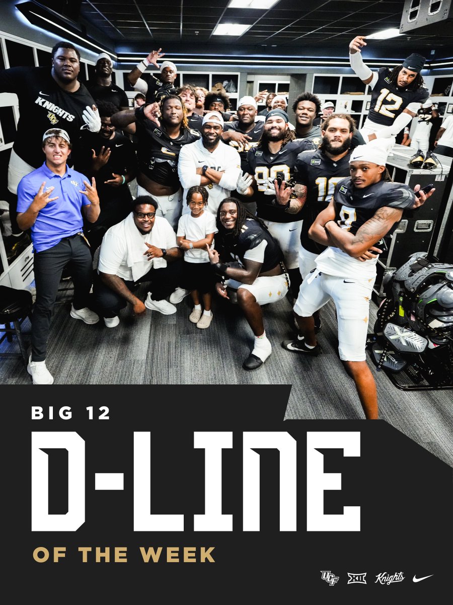 UCF_Football's tweet photo. Big 12’s Best in Week 4 😤 https://t.co/mmdUe4Ft94
