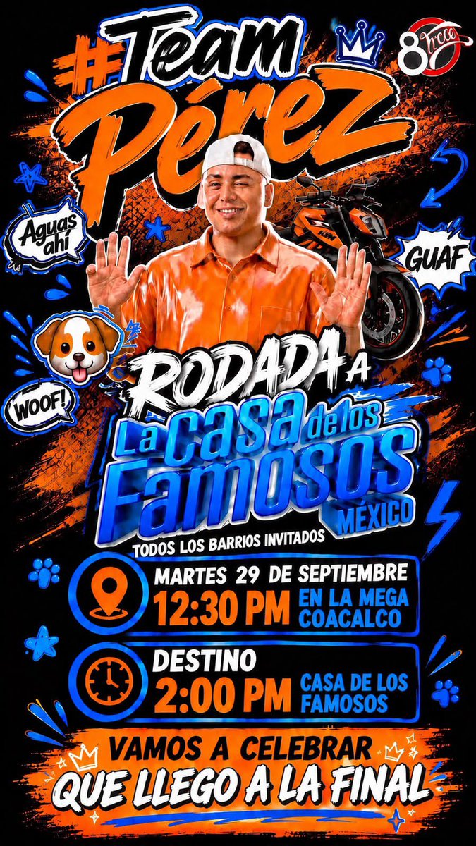 Arthur11322's tweet photo. Aguaaas, mañana atentos puro Team Ese Pérez 🐶 #LaCasaDeLosFamososMx https://t.co/kkNJ6cYOV7
