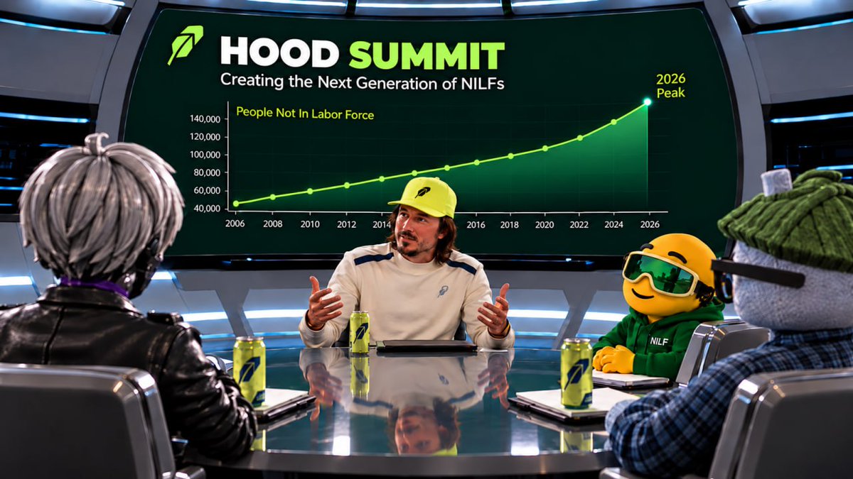 nilfcoin's tweet photo. Ready for the Hood Summit to start tomorrow! @RobinhoodCrypto is about to mint a whole new generation of NILFs. https://t.co/Ubv6UK5oxN