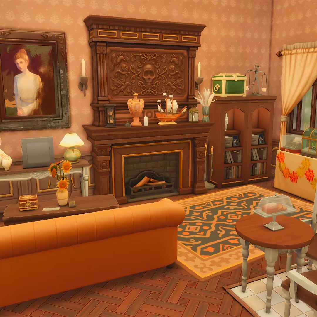 lifeofsimsyt's tweet photo. A little piece of Romania in The Sims 4. 🇷🇴🏡

Inspired by traditional Romanian architecture, I built this home around the time The Sims 4 Life & Death was released, bringing together old-world details, warm interiors and that unmistakable countryside feeling. 🥹

Would you live here? 👀

#thesims4 #sims4 #showusyourbuilds #sims4builds