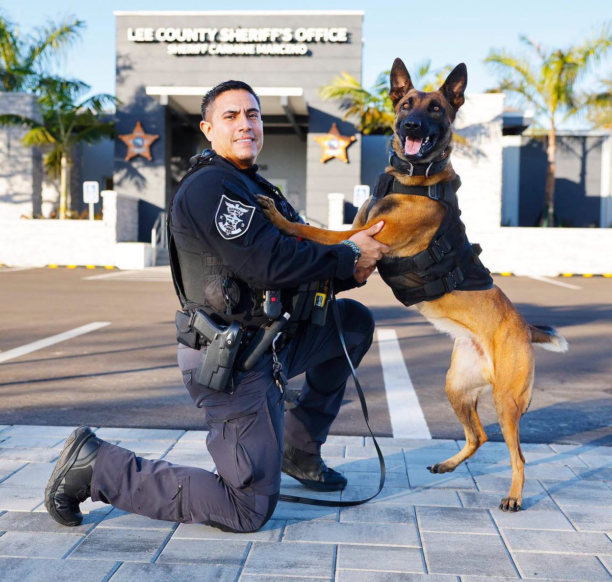 1Nicdar's tweet photo. 💙 🐾  LCSO MOURNS THE LOSS OF K9 DUNDEE 💙 🐾

It is with a heavy heart that I inform you of the death of K9 Dundee, whose life was lost while assisting deputies during an apprehension in the 1st Precinct early this morning. 

Dundee joined the Lee County, Florida Sheriff's Office in February 2024 and faithfully served our agency and our community ever since. 

He was certified in both patrol and narcotics detection and, during his career, completed 174 deployments and was directly responsible for 28 apprehensions.

Dundee was more than a K9, he was a member of our LCSO family. 

He ran toward danger without hesitation, trusting his handler and his brothers and sisters in this agency to be there beside him.

Our hearts are with Deputy Chala, Dundee's handler and partner, his family, and every K9 handler who worked, trained, and stood beside Dundee. 

The bond between a handler and his K9 is one that few can truly understand, and the loss being felt today is immeasurable.

Please keep Deputy Chala and his family in your thoughts and prayers during this incredibly difficult time.

We will honor Dundee's service, remember his sacrifice, and never forget the courage he showed in protecting others.

Rest easy, Dundee. 

You served with honor, courage, and distinction. You will never be forgotten.

Source: Central Florida Scanner