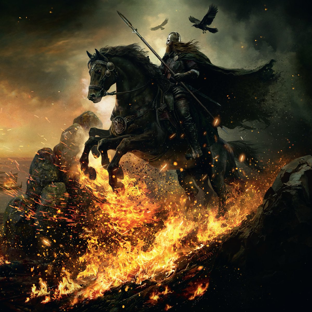 AmonAmarthBand's tweet photo. The final tracklist is here. ⚔️ Who’s ready to answer the call of the Allfather?

1. Gjallarhorn
2. Eight Legs of Thunder
3. Kvasir’s Blood
4. We Rule The Waves
5. Upphaf
6. Die with a War Cry
7. Raven God
8. The Allfather Awakes
9. Oden’s Hunt
10. Ascending Like An Eagle https://t.co/vMWHqmQbLF