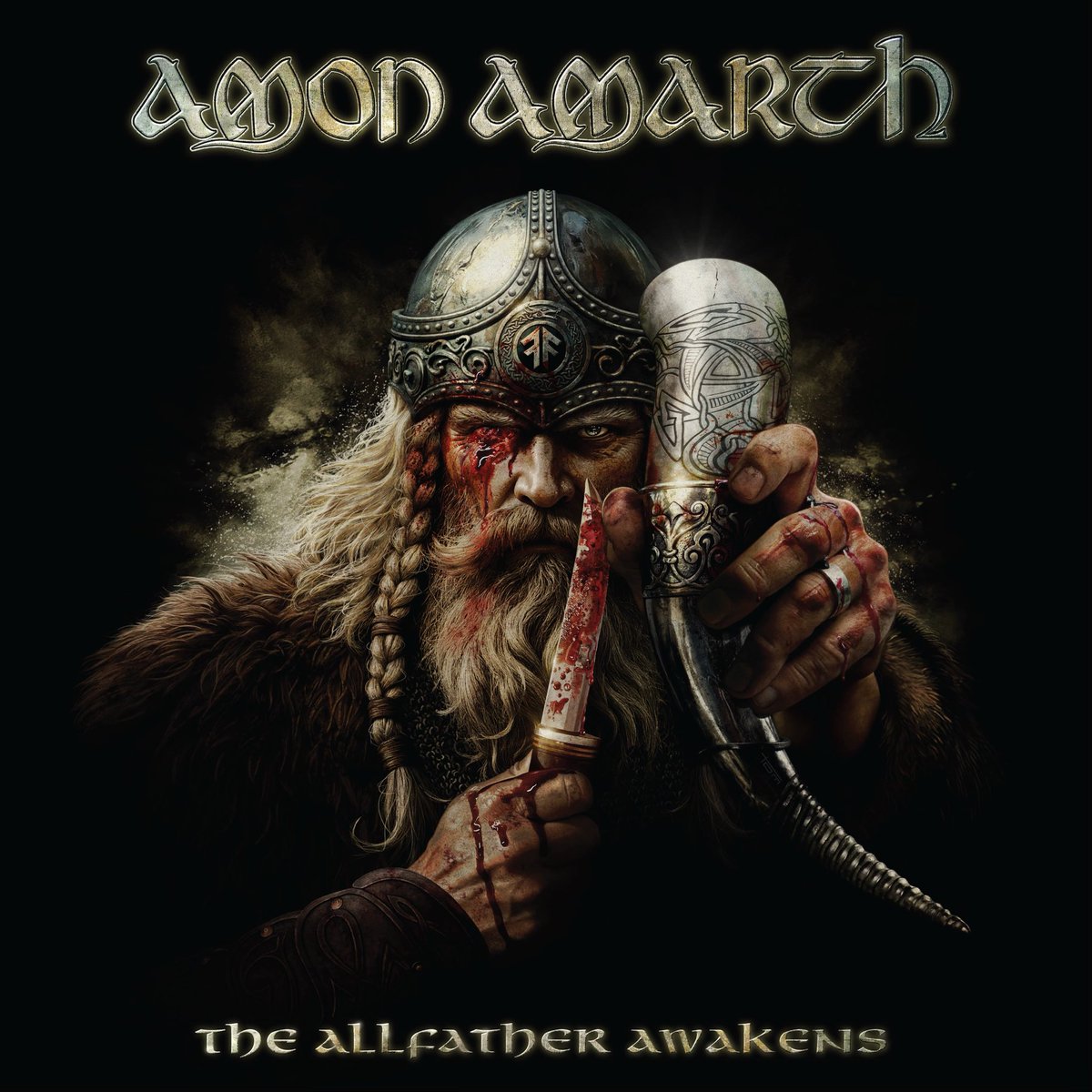 AmonAmarthBand's tweet photo. The final tracklist is here. ⚔️ Who’s ready to answer the call of the Allfather?

1. Gjallarhorn
2. Eight Legs of Thunder
3. Kvasir’s Blood
4. We Rule The Waves
5. Upphaf
6. Die with a War Cry
7. Raven God
8. The Allfather Awakes
9. Oden’s Hunt
10. Ascending Like An Eagle https://t.co/vMWHqmQbLF