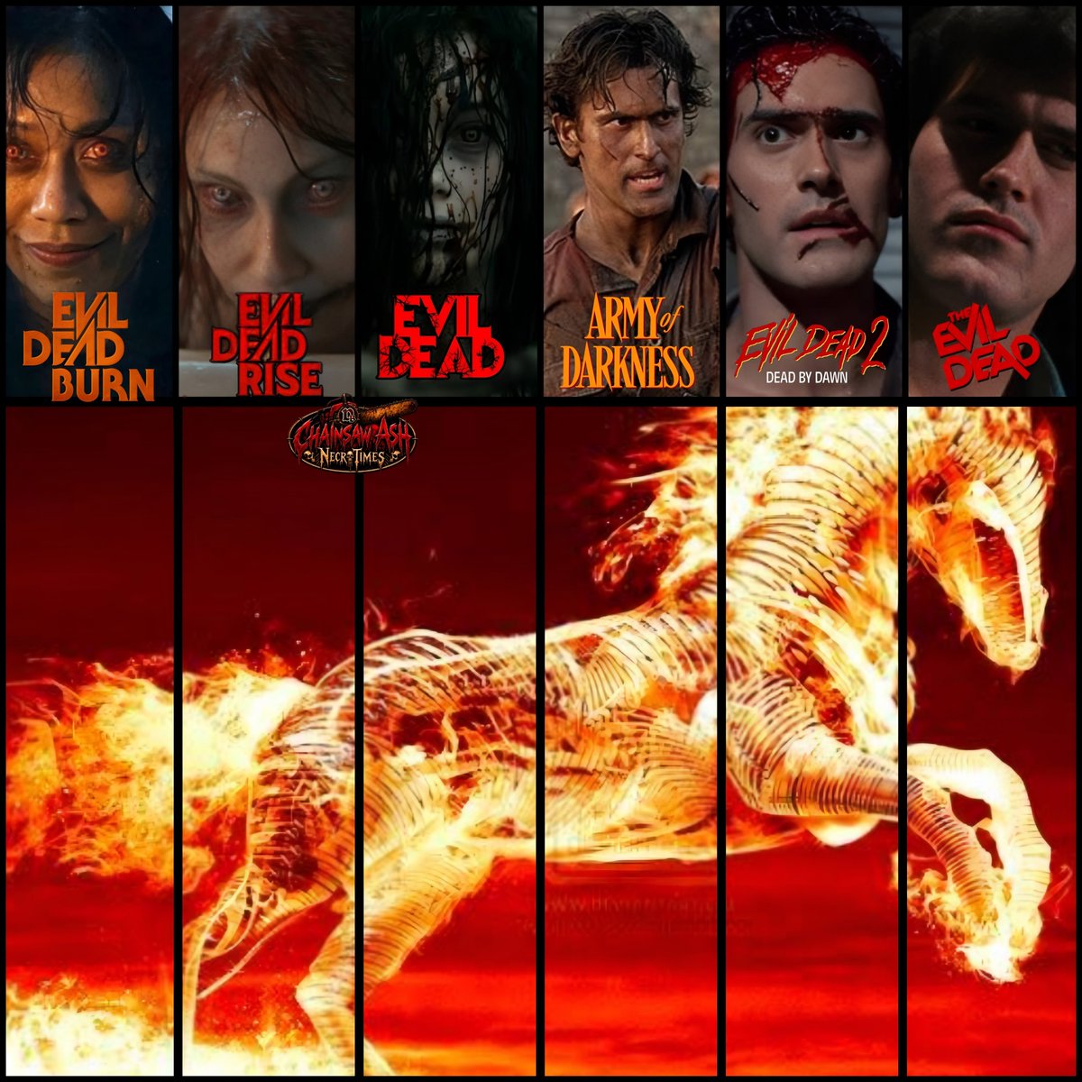 AshySlasheeDB's tweet photo. The weakest in the Evil Dead MOVIE franchise is still stronger than most of the mid cards of the other franchises. 

I said what I said. https://t.co/LLuJVjbJlM