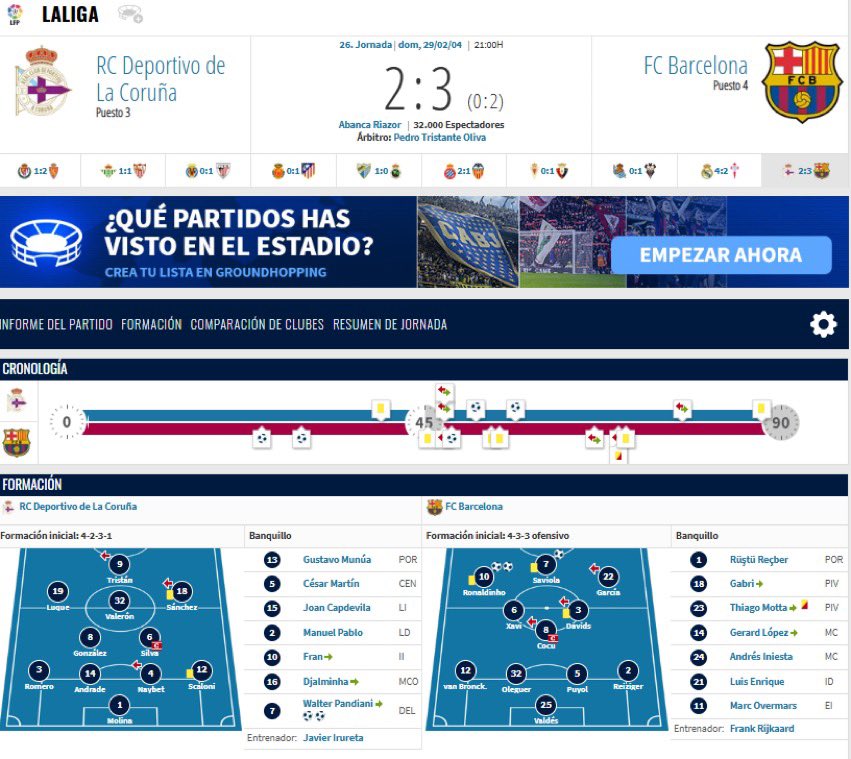 ActualiteBarca's tweet photo. « Quand j'allais à Barcelone, je savais que je prenais un risque »

Il n'a arbitré qu'un seul match contre le Barça et c'était au Riazor. Il a expulsé Motta. https://t.co/xpmxuu6bEp
