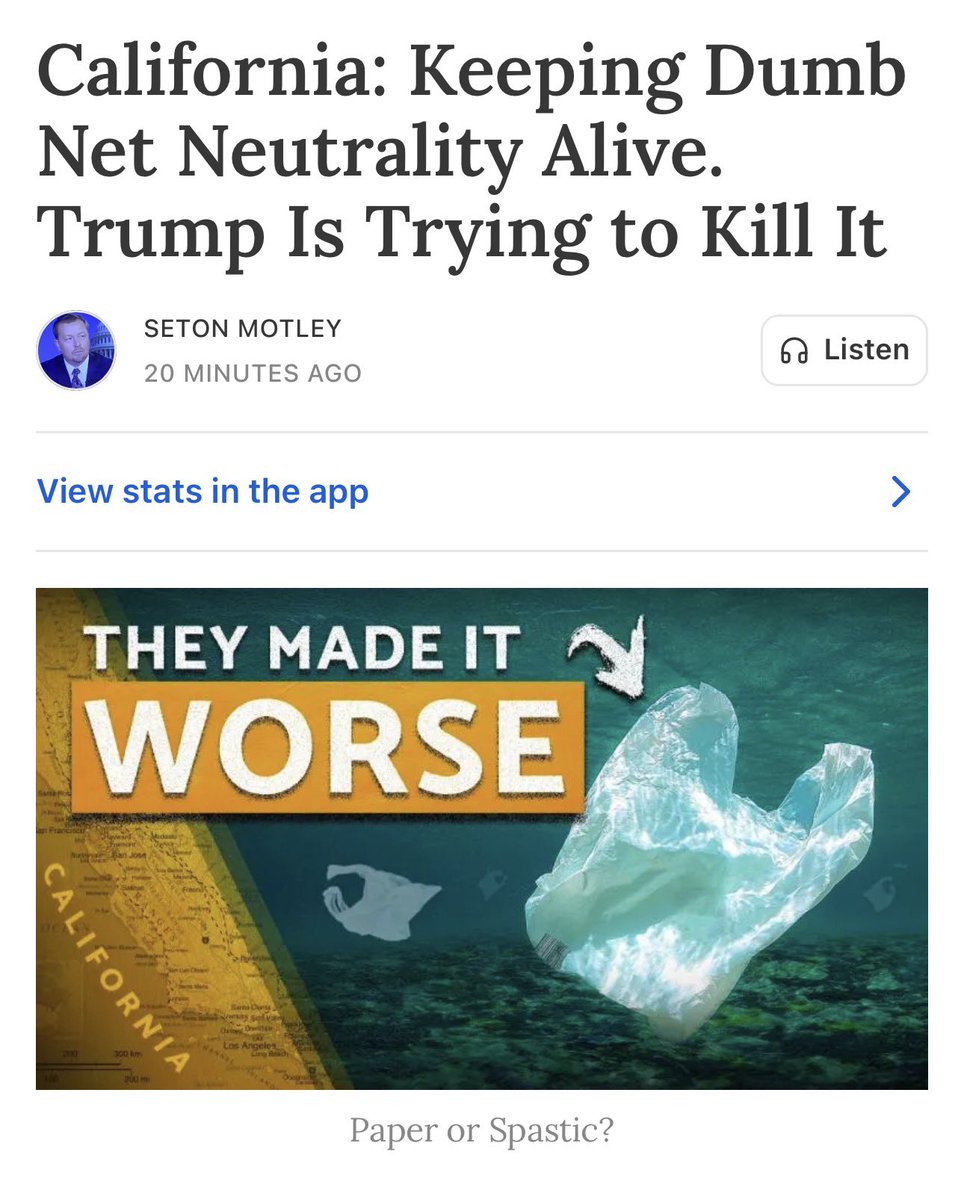 AltAltLeft's tweet photo. California’s NN law has been very much like the Japanese soldiers still fighting WW II in Guam and the Philippines.
Most of the rest of us didn’t realize it existed.
https://t.co/BvvnUiuyVg
#california #californialife #INTERNET #netneutrality #beads #Trump #DonaldTrump https://t.co/Npjvd6HMFw