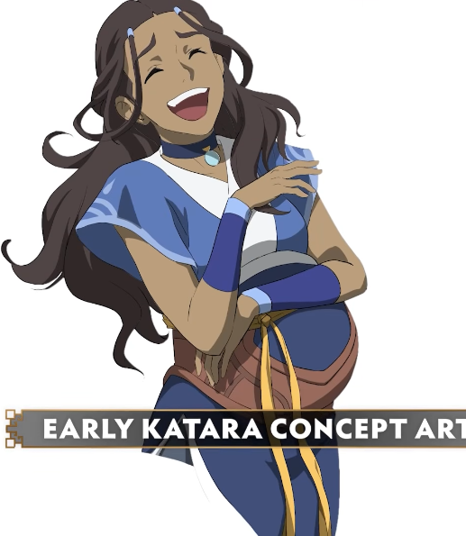 daily_azula's tweet photo. Pregnant Katara, she's so happy my baby https://t.co/2I6RjMOTWa