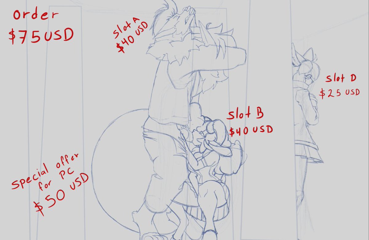ShorkMomCallie's tweet photo. New Ych by @AkuraKatsuichi

Special price: $50 (help pay for new PC) https://t.co/Kkp2fBBoHJ