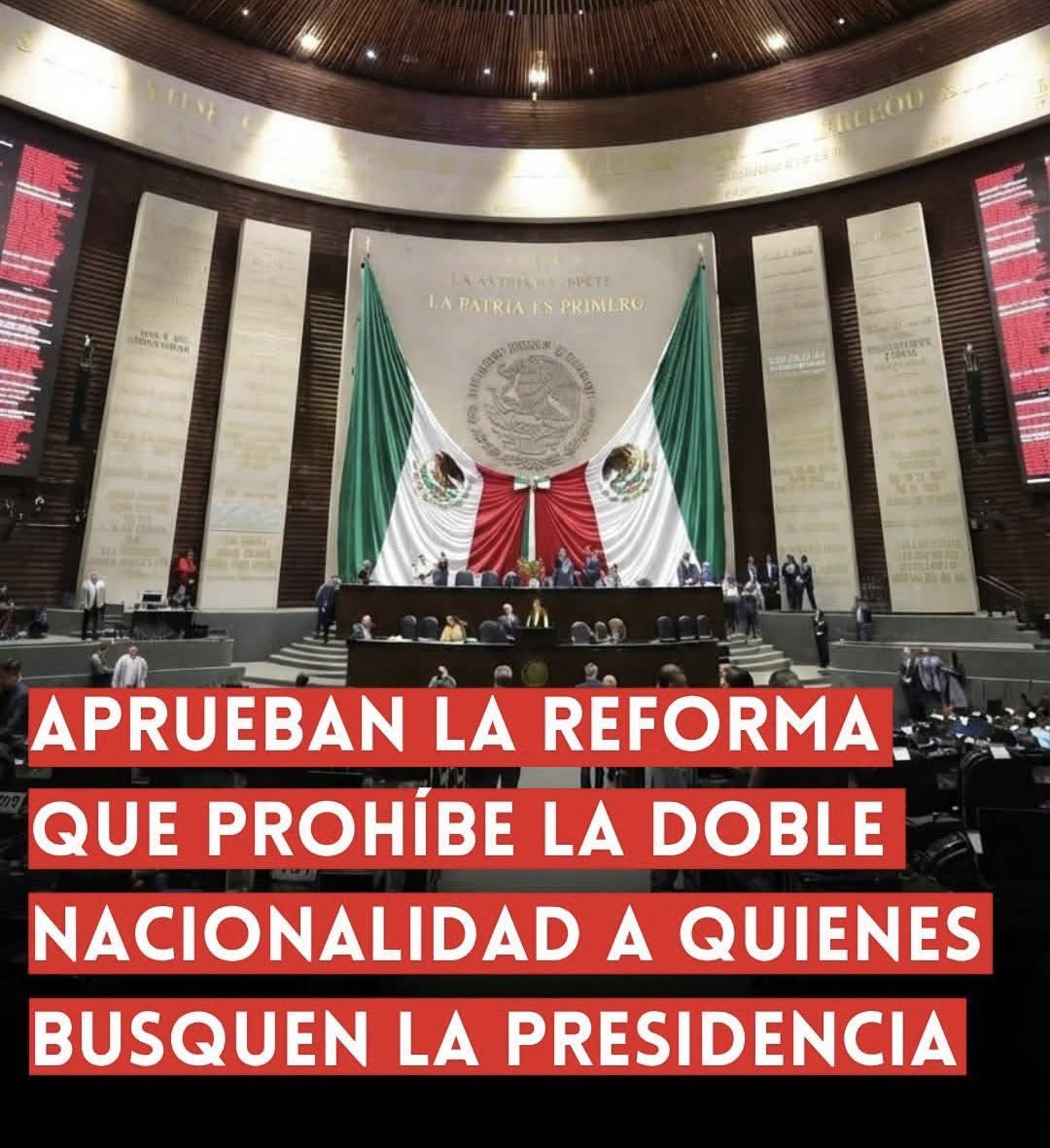tacuilopost's tweet photo. Se acabaron los deseos Aspiracionistas de los SOMOSMCPRIAN con la doble nacionalidad...👏👏👏 https://t.co/lOc8PGqB9x