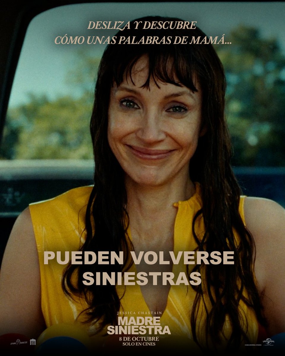 UniversalMX's tweet photo. Hay frases que cualquier mamá diría… hasta que empiezan a sonar diferente. 🖤 ¿Reconoces cuándo algo ya no está bien? #MadreSiniestra 8 de octubre, solo en cines. https://t.co/smpw0m9yVO