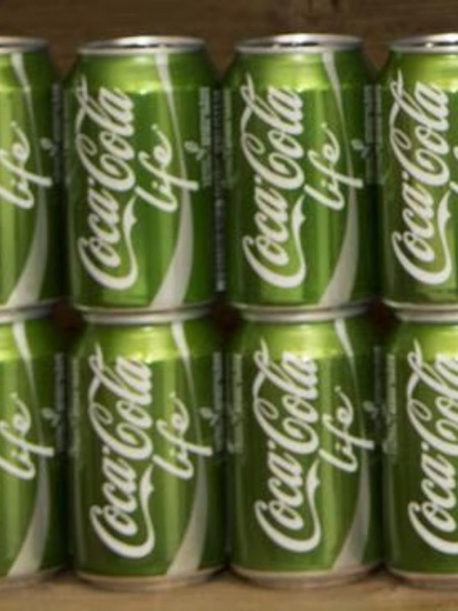 internetpreai's tweet photo. coca-cola life

coca-cola life was a reduced-calorie soda that used a blend of real sugar and plant-based stevia extract for sweetness.

it contained about a third fewer calories and less sugar than regular coca-cola.

it was completely discontinued worldwide as part of a company move to cut low-performing drinks.