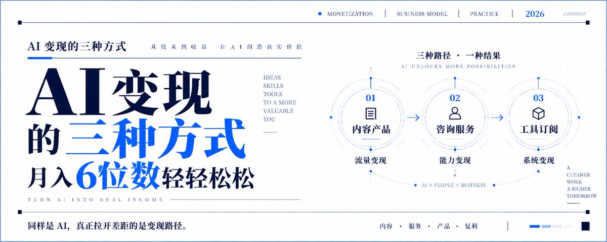 AI变现的三个方式