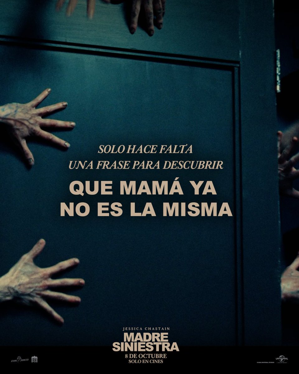 UniversalMX's tweet photo. Hay frases que cualquier mamá diría… hasta que empiezan a sonar diferente. 🖤 ¿Reconoces cuándo algo ya no está bien? #MadreSiniestra 8 de octubre, solo en cines. https://t.co/x3go1niPBS