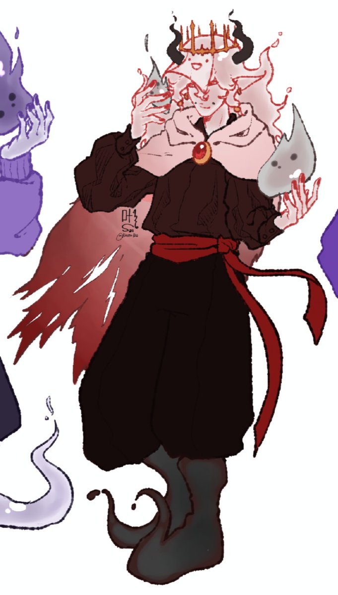 kaosu426's tweet photo. my concept idea of the soul quartet where they have ghost-like features (like pale &amp; transparent skin, and flowy hair)

i was doing this while watching st😭 

#soulsmp #saparata #microghostfanart #thomas5200 #snowbird334 https://t.co/9meyJ67r8o