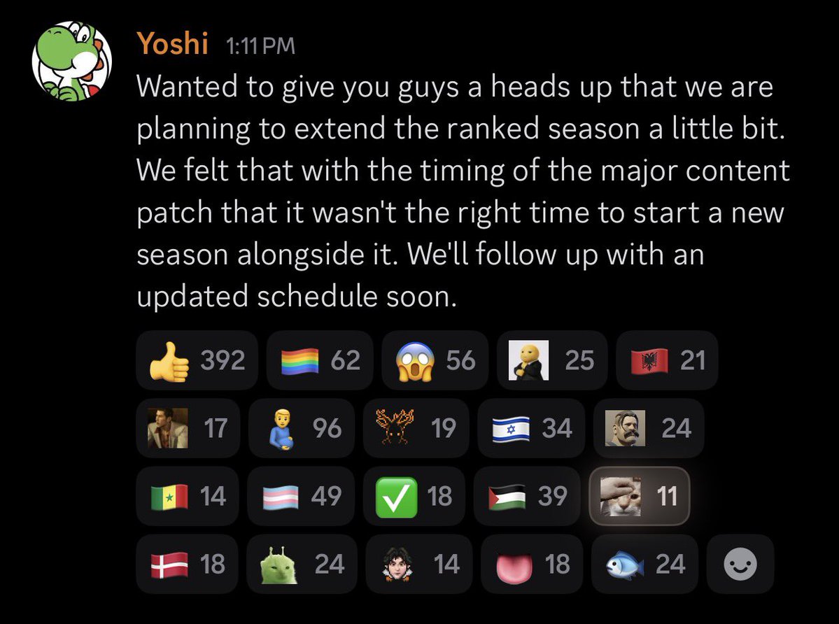 IntelDeadlock's tweet photo. The ranked season has been extended https://t.co/OHnInxdSlV