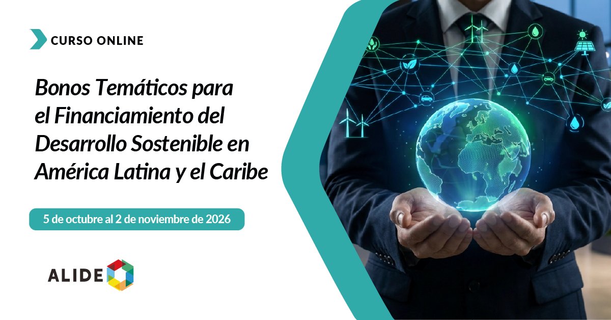 _ALIDE_'s tweet photo. 💻🌱 #CapacitaciónALIDE | ¡Hoy cerramos inscripciones! ⏳
Lleva los bonos temáticos a la práctica y conoce nuevas formas de movilizar recursos para proyectos con impacto en #ALC 🌎🤝
📅 5 oct.-2 nov.
👉 https://t.co/FEAyZ2FjO6 https://t.co/zkgsLmCnts