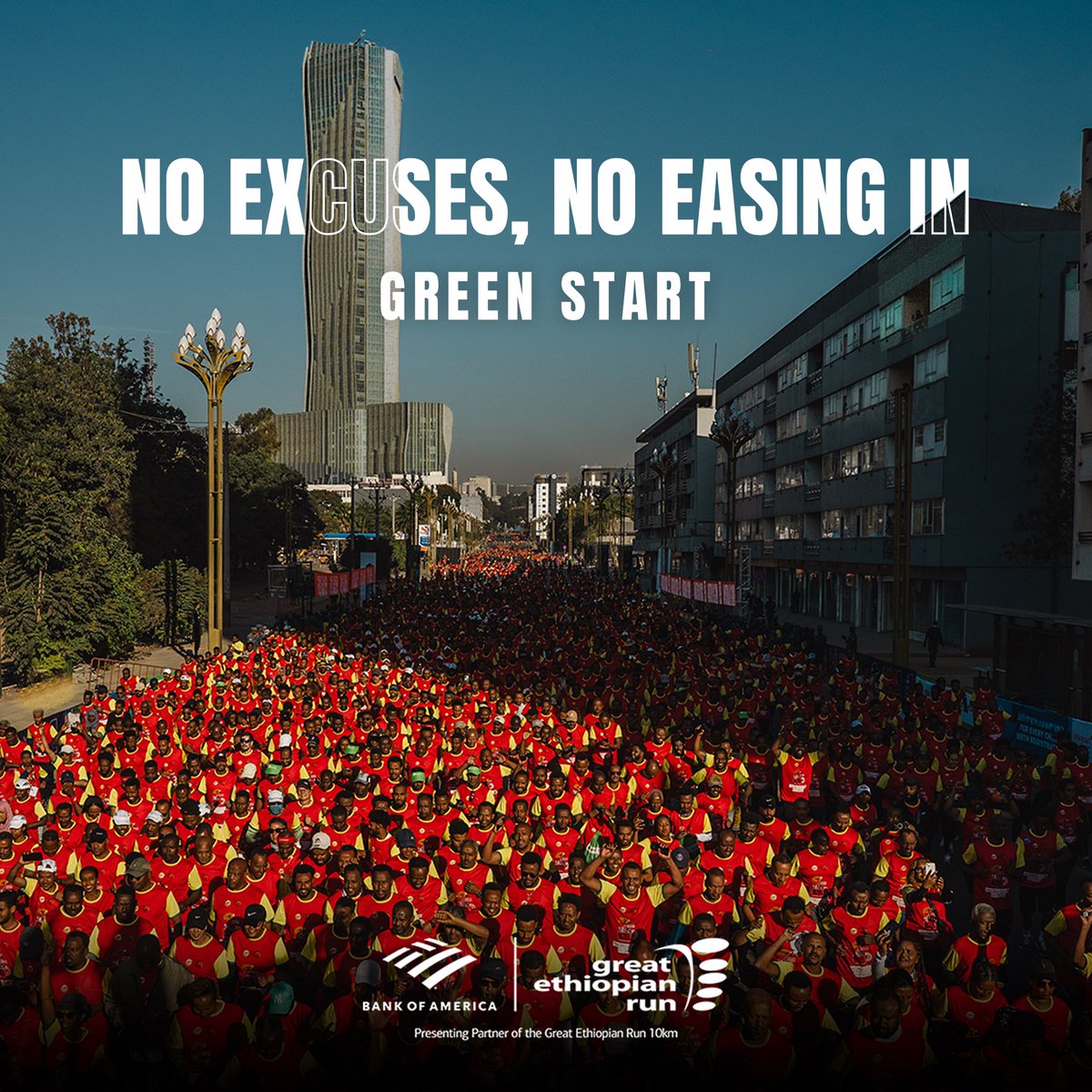 greatethrun's tweet photo. Front of the pack. No excuses, no easing in. Green Start! ย This is where the race actually begins.
2026 Great Ethiopian Run 10km Presented by Bank of America
#GreatEthiopianRun ย #MyRunMyColor https://t.co/MvXw1Yg7cg
