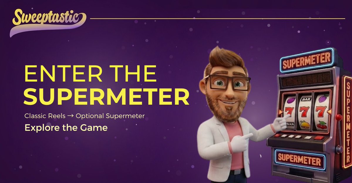 SweeptasticCas's tweet photo. 🃏 WHAT IS THE SUPERMETER?

Mega Joker combines a classic three-reel, five-payline setup with an optional Supermeter round.

🔎 See how the two parts of the game work:

👉 https://t.co/LSulqIsFOj

No purchase necessary · #ad | We may earn a commission · Play responsibly https://t.co/8cWDc32Pec