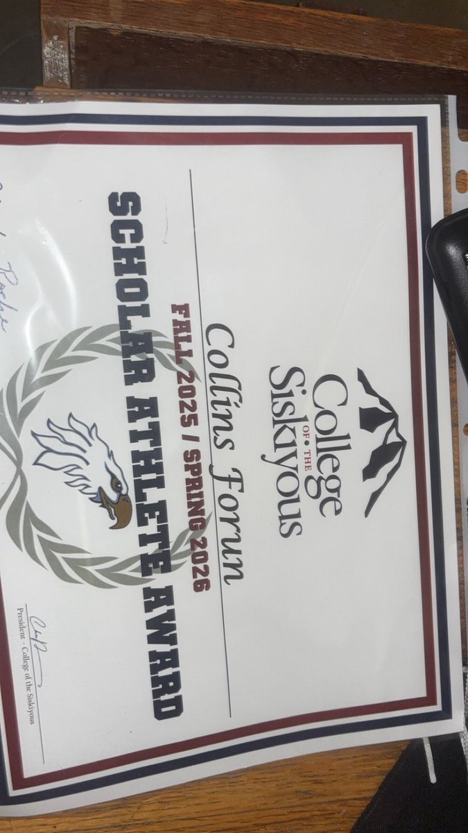 CollinsForun's tweet photo. Blessed to be recognized as scholar athlete 3.4 gpa https://t.co/wBkBB4C7Qw