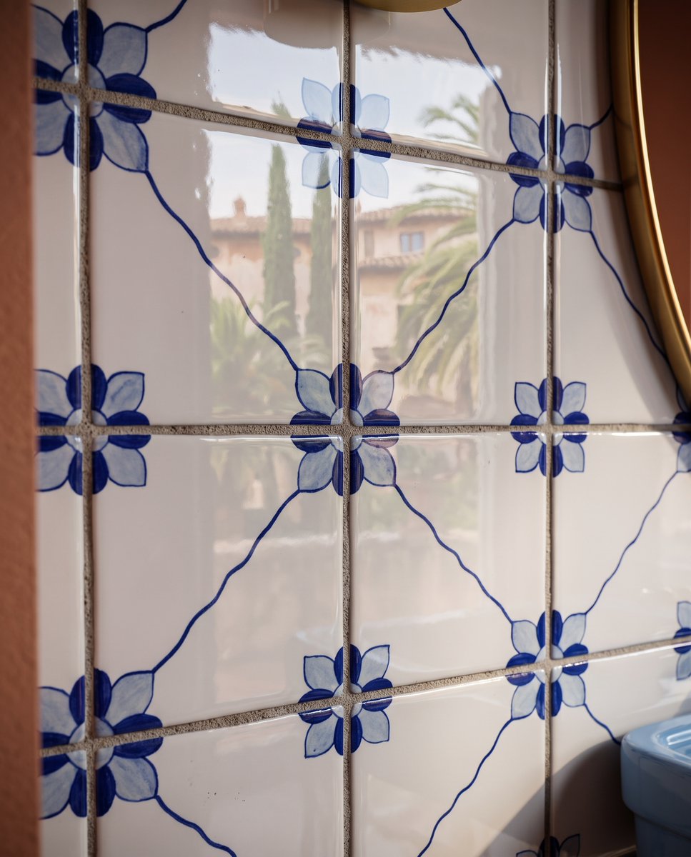 countryfloors1's tweet photo. The classic blue-and-white heritage of our Miradouro Ceramic collection completely breaks the cold feel of standard tile, bringing authentic, grandmillennial warmth and a lived-in character to interiors.   

#CountryFloors #InteriorArchitecture #CommercialDesign #MiradouroCeramic https://t.co/HmcIBDcv1W