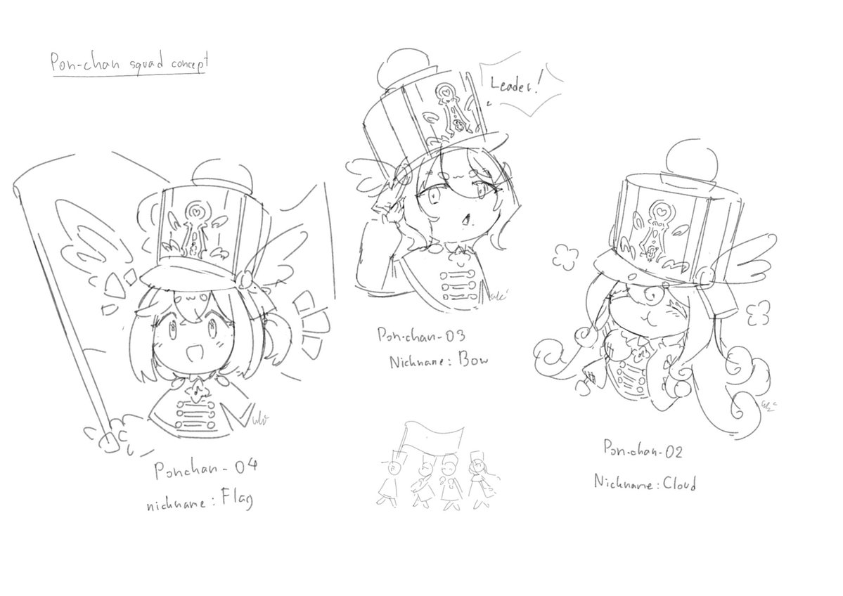 UkichanUki's tweet photo. [Turning pawn from chess into a magical girl]
A great commander cant be without her squad >^<!
#chess #OC #magicalgirl https://t.co/MwOdzycXbo