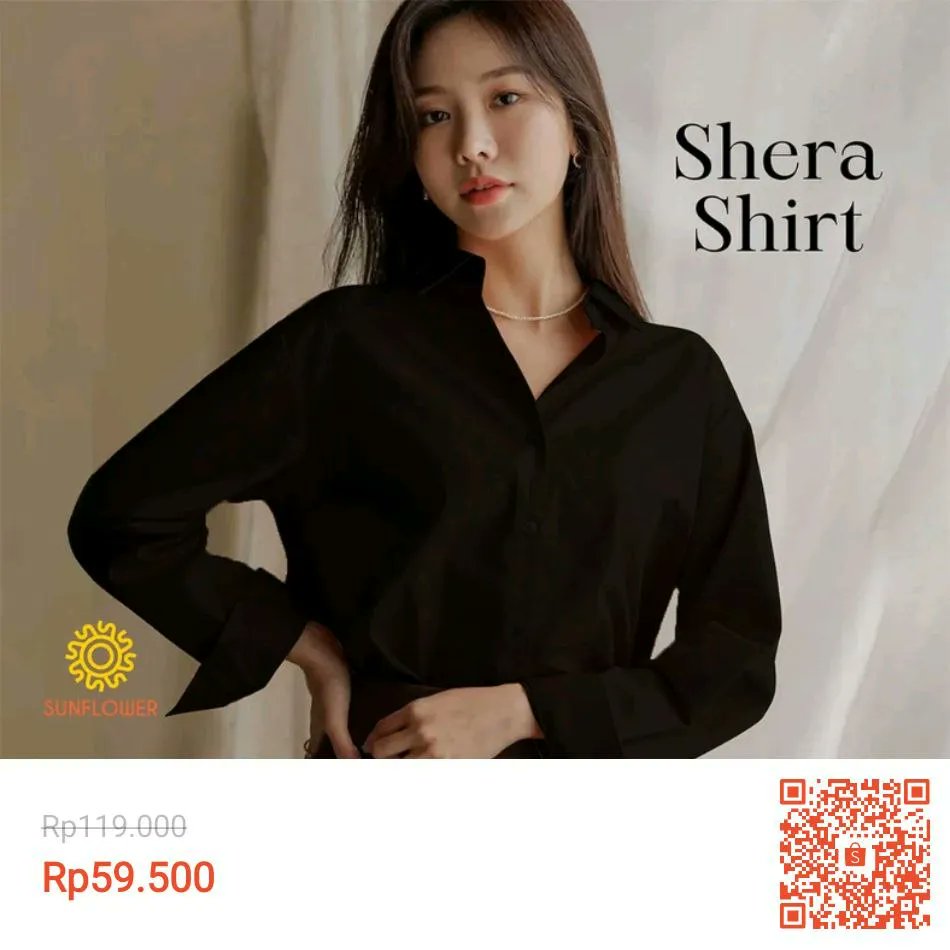 JasonTurneuiyu's tweet photo. Find the Shera Shirt Long Sleeve, a black long-sleeved women's shirt, for Rp59, 500. Get yours now on Shopee! https://t.co/5ckNyyaw1c