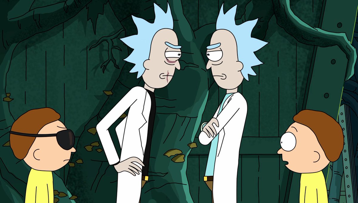 nikolairium's tweet photo. the way morty stares at em omg so cute😭😭 https://t.co/3jUd8tI7lT