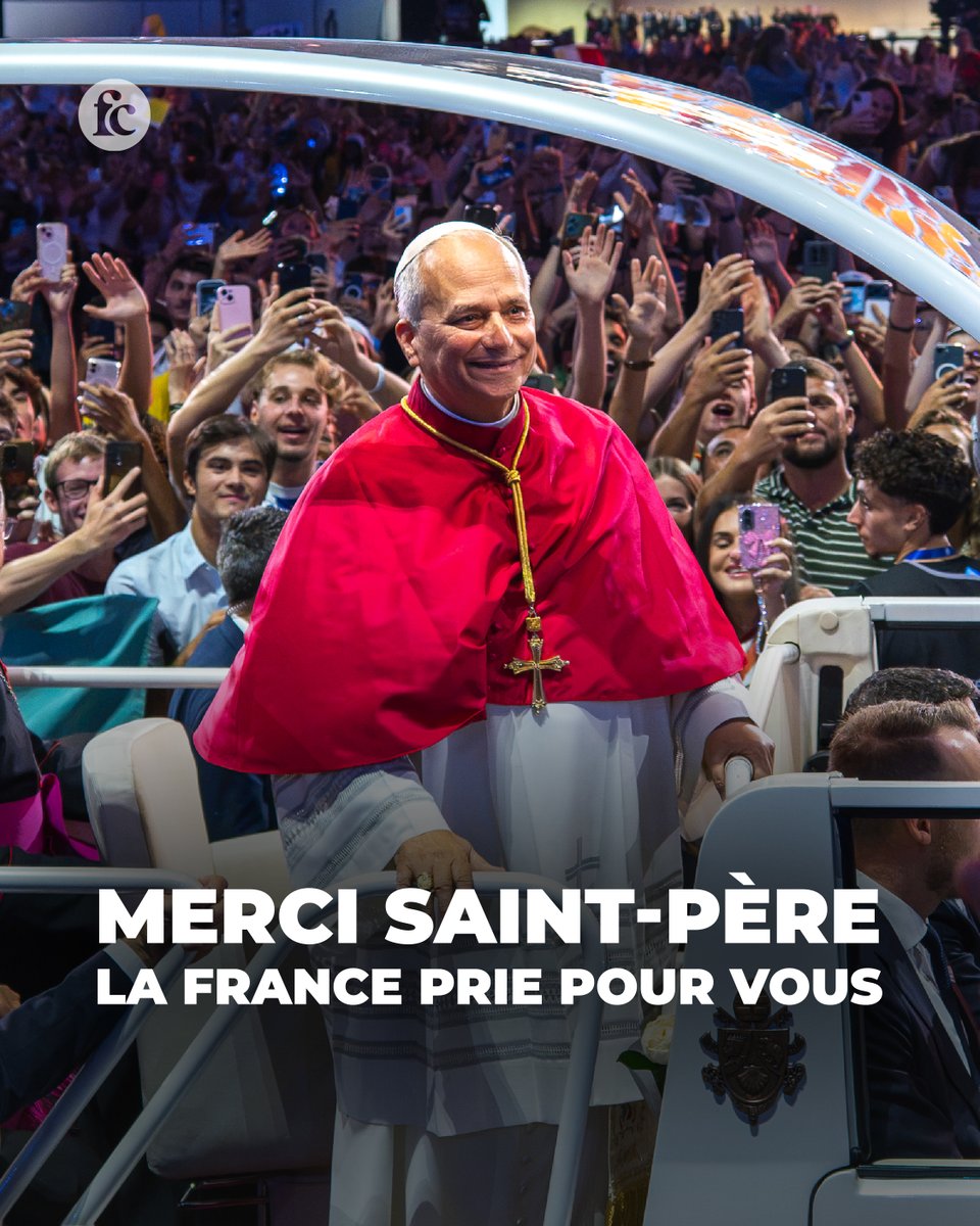 FChretienne's tweet photo. 🙏 Merci, Saint-Père. Durant ces quatre jours historiques, la France a accueilli vos messages d'encouragement, de paix et de foi. Famille Chrétienne a eu la joie de vivre et de partager chaque instant de ce voyage apostolique.

Photo : Gabriel Laroche - Diocèse de Paris https://t.co/Zw81IyDFlQ