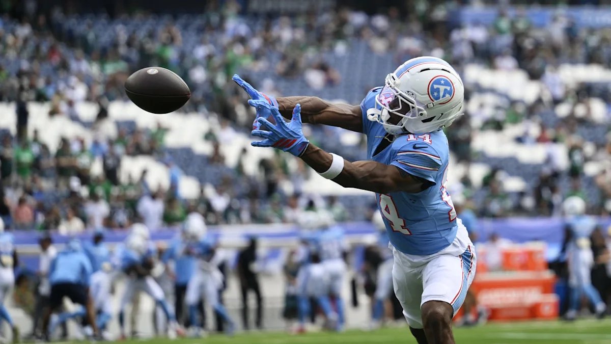 ianmillerIM's tweet photo. 1st Round Rookie WRs to post a 24%+ Target Share

- Justin Jefferson
- Odell Beckham Jr
- Mike Evans
- Malik Nabers
- Chris Olave
- Drake London
- Jaylen Waddle
- Brian Thomas Jr
- Kelvin Benjamin

- Carnell Tate*

unfortunately, he’s been limited by a Cam Ward passing offense https://t.co/YDqNSo3nk6