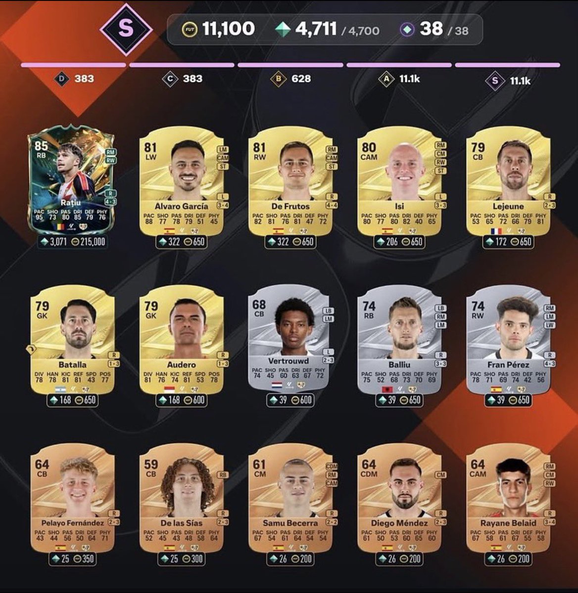 KillerFutCoins's tweet photo. 🚨🚨 GALLERY GRINDERS — SAVE THIS! 📌🔥

Here are 3 squads you can build to earn 38 tokens per team! 🪙⚡

⚠️ IMPORTANT: You need to buy the players and sell them back at the same time ✅

The teams are: 👇
🇪🇸 Deportivo La Coruña
🇩🇪 Stuttgart
🇪🇸 Rayo Vallecano

💡 Once you buy a player, they’ll be registered in your Gallery, even if you sell them afterwards! 🫡🔥

Save this post so you don’t lose it! 📌👀

#FC27 #EAFC27 #FUT