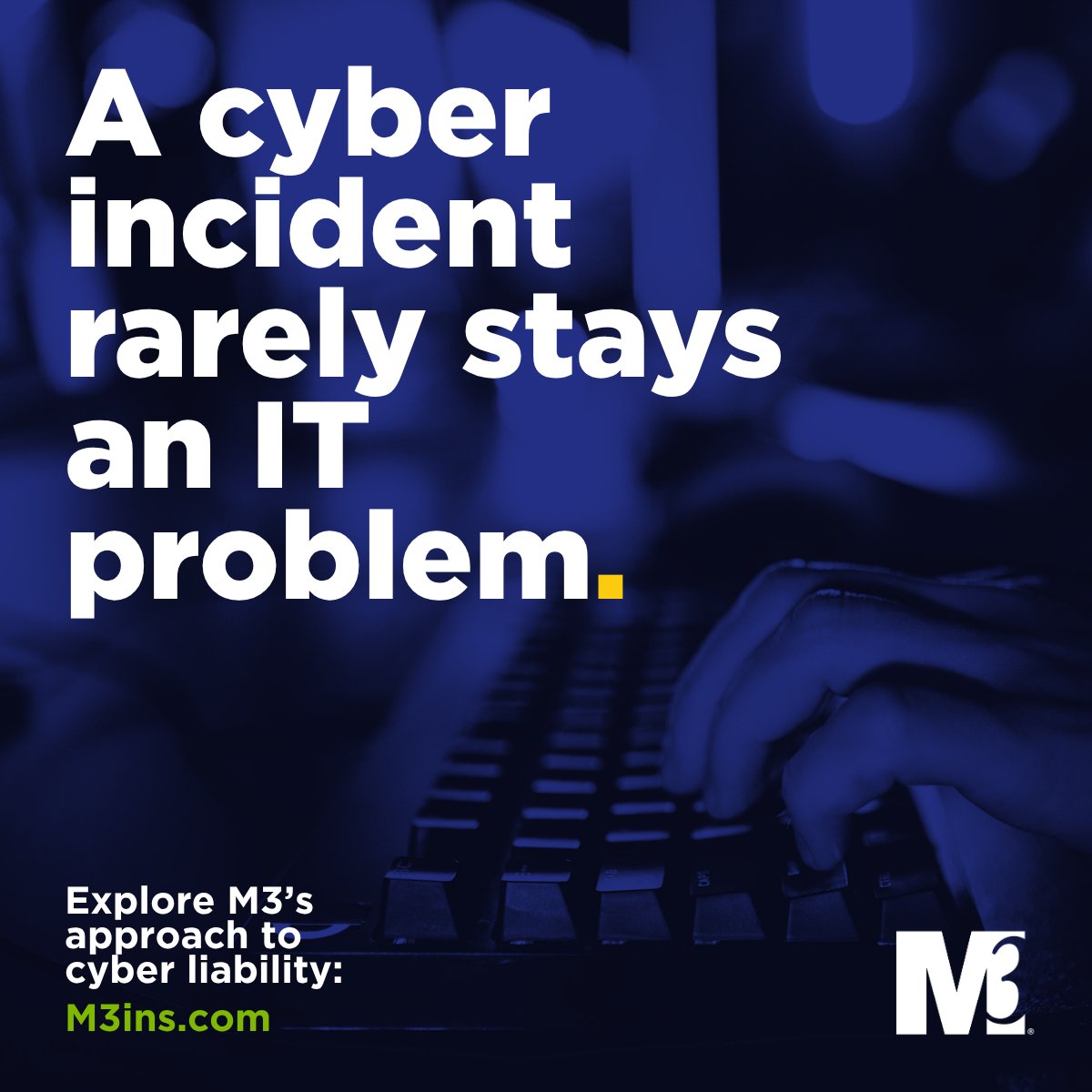 M3Insurance's tweet photo. A cyber incident can impact far more than your systems. Operations, revenue, employees, customers and reputation can all be affected. Understanding those connections is key to a more resilient cyber risk strategy.

Explore M3's approach to cyber liability: https://t.co/2seqdRis25 https://t.co/vS1Uzo77xY