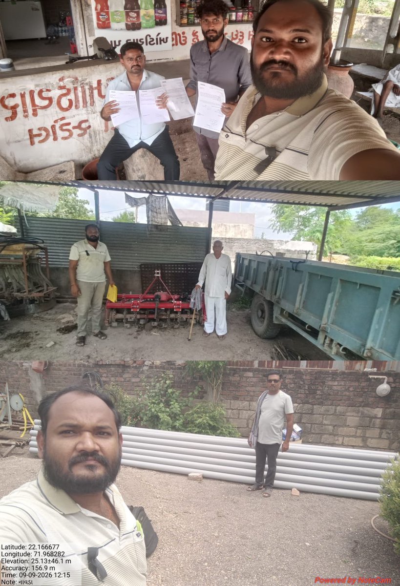 jilagramSekibt's tweet photo. બોટાદ જિલ્લા ના ગ્રામસેવકશ્રી દ્વારા ખેતીવાડી વિભાગની વિવિધ યોજનાકીય ઘટક ની સ્થળ ચકાસણી કરવામાં આવી 
#Krushi_Utpadakta_Vrudhdhi_Abhiyan #gramsevak
@Guj_gramsevak
@gujagridept
@rcmeenaias
@jitu_vaghani
@CMOGuj
@irushikeshpatel
@DDOBOTAD https://t.co/pL8lobfspd