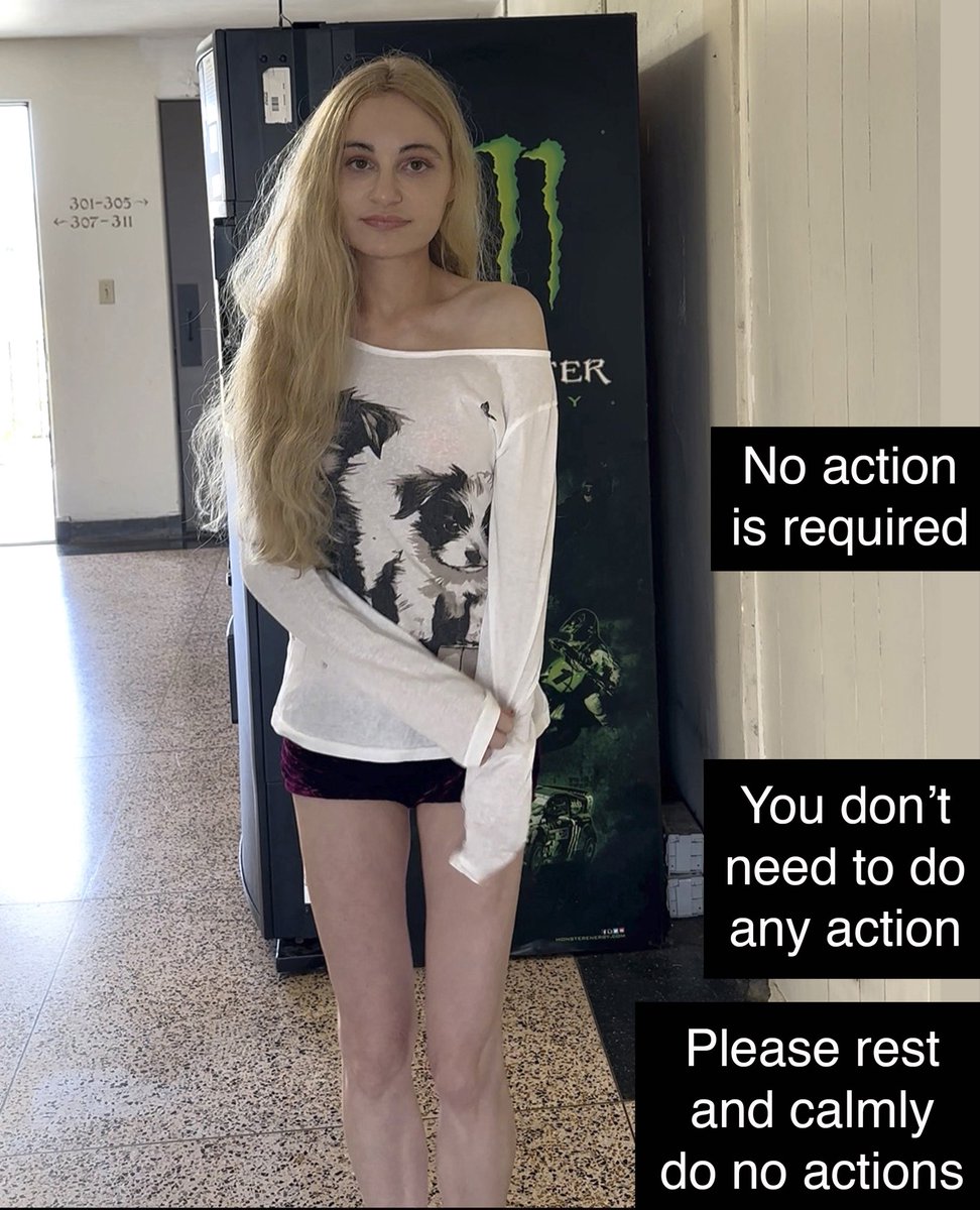 thisisnaomie's tweet photo. No action is required 
You don’t need to do any action
Please rest and calmly do no actions https://t.co/iD7c9GiOuC