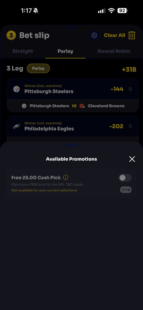 TazLabs's tweet photo. @dogghousecasino You guys might be the worst sportsbook hand down. Even worse customer support. Free pick from yesterdays purchases still not usable 

Til they start fixing their shit, go somewhere else guys https://t.co/A2GxKtibGJ