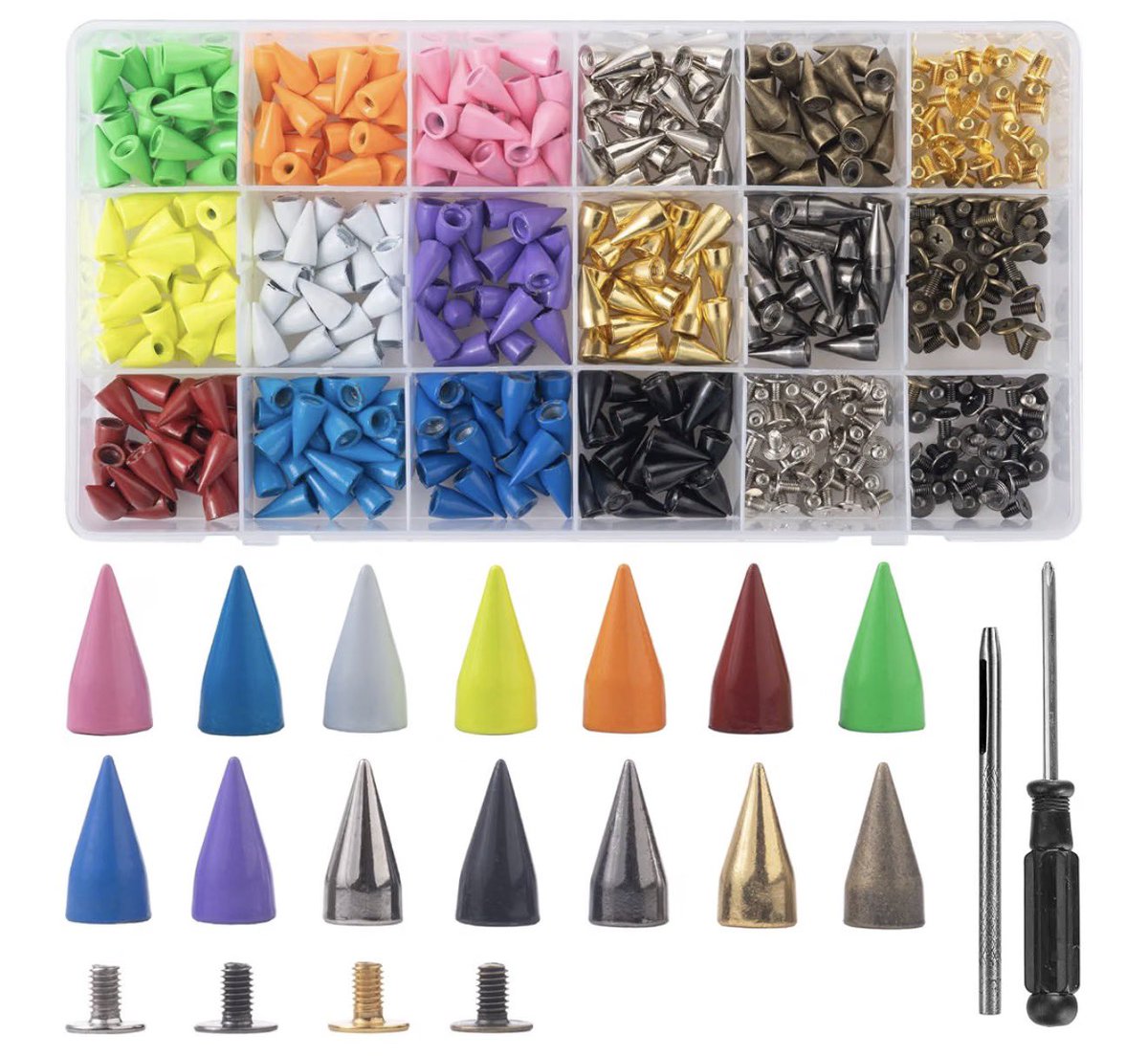BiancaDolly2's tweet photo. Hard decision… which rainbow spikes should I use on my next project? 🤔

The straight spike or the illusive butt plug spike lol 😝 https://t.co/Lv4EByi1ec