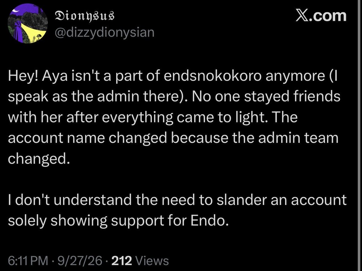 twistoflovee's tweet photo. last thing I’m going to say about this situation… why tf would I come for someone for support Endo??? You people sound stupid as the fuck… my whole acc is giving song recs so PEOPLE CAN GET INTO SOFT BALLET/ENDS??? https://t.co/jRS0jMPSug