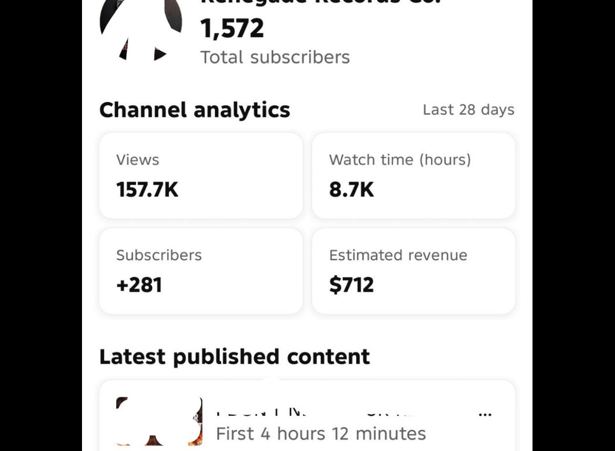 digitalmary1's tweet photo. YouTube channels available for sale.

• Monetized channels
• Different niches
• 2 1K+ and a 13K+ subscribers
• Some with strong recent views/revenue ( reason for this is delay on Adsense pin)

Be ready to connect your Adsense account once it’s yours 

Serious buyers only. DM if interested. First come, first served.