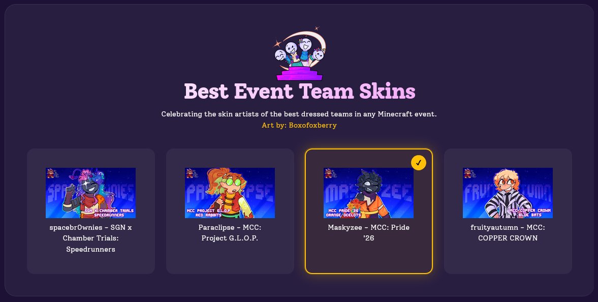 maskyzee's tweet photo. ‼️ I GOT NOMINATED FOR 2 CATEGORIES IN CTA

Thank you all so much for putting my name down on these, I feel extremely honored!! Go ahead and vote for me if you like (link below) 💙

There are so many amazing people nominated!! Much love to everyone <3 https://t.co/gHuyWWSFRt