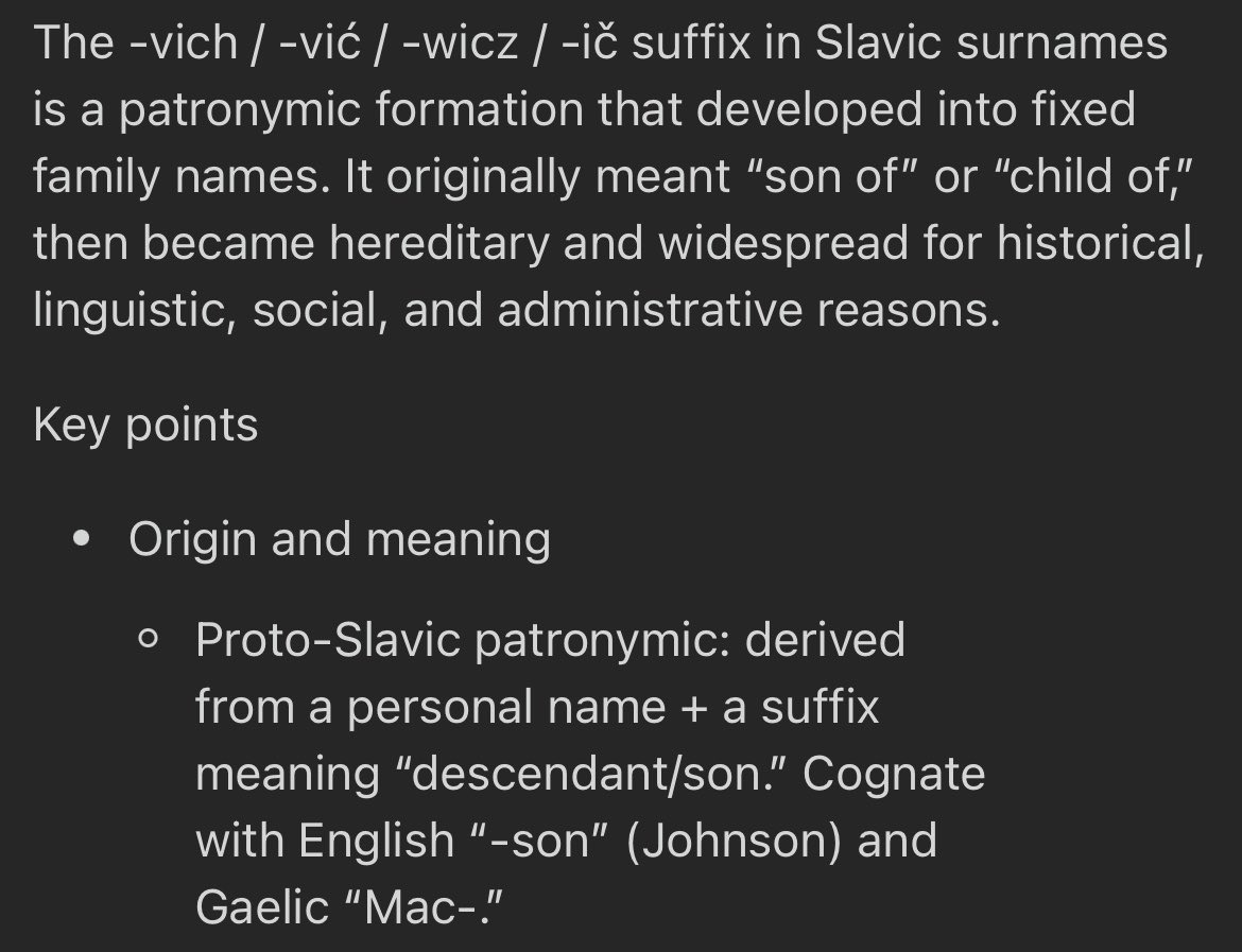 idateleon's tweet photo. researching abt Bryan’s heritage I found something
His surname could mean “son of the one who moves/walks”, there r other names besides Hodko that I think could’ve inspired the hoduka/vich, but if thats was on purpose this is such a cool detail
#ResidentEvil #bryanhodukavich https://t.co/pP3Gz6izN2